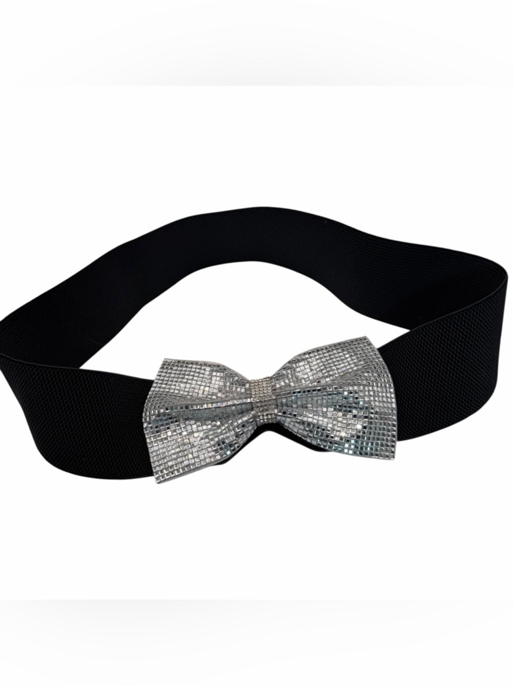 Torrid Rhinestone Bowtie Elastic Belt